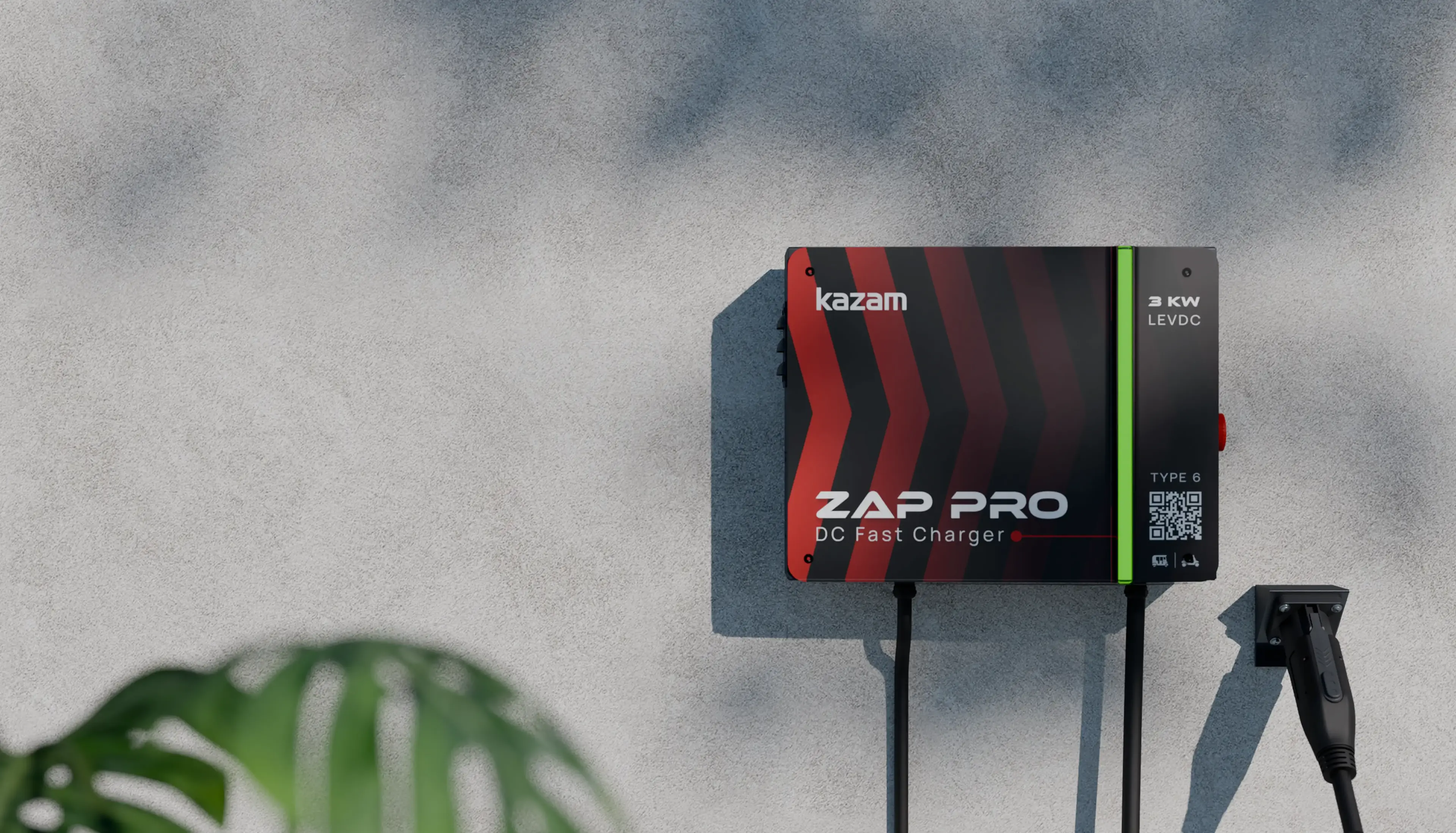 Kazam Zap Pro LEVDC Fast Charger showcasing universal compatibility and fast charging capabilities