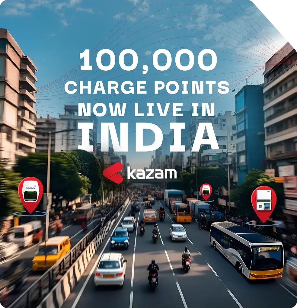 Kazam crosses 100K charger installations